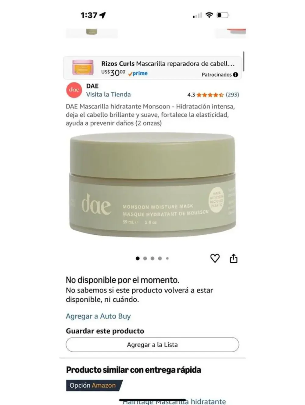 Dae hair mask